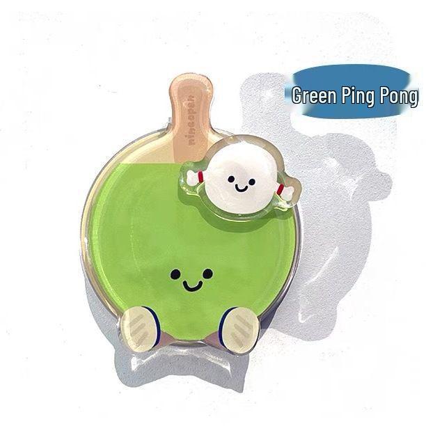 Creative Cute Magnetic Paddle-Themed Phone Case Holder Ornament