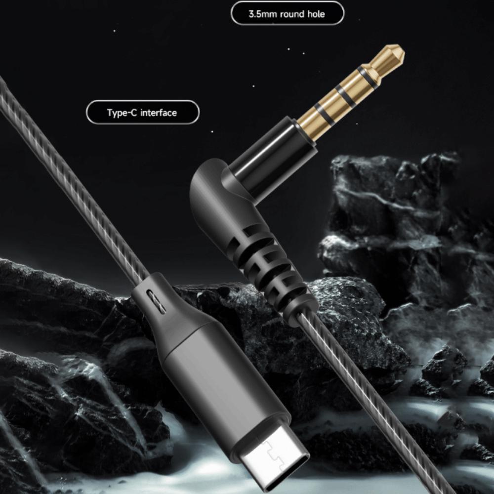 3.5mm/Type C Pluggable Wired Earphone HiFi Stereo Wired Headset in Ear Earphones  Listen To Music
