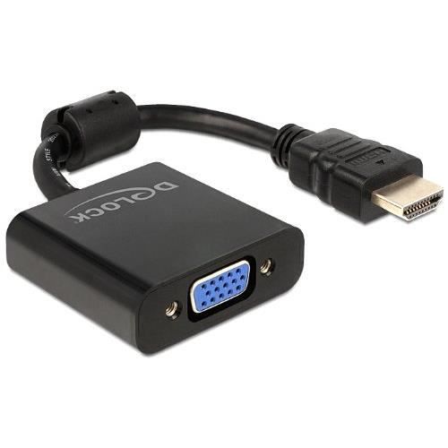 DELOCK ADAPTATEURCÂBLE HDMI-A ST &gt; VGA FEMELLE …