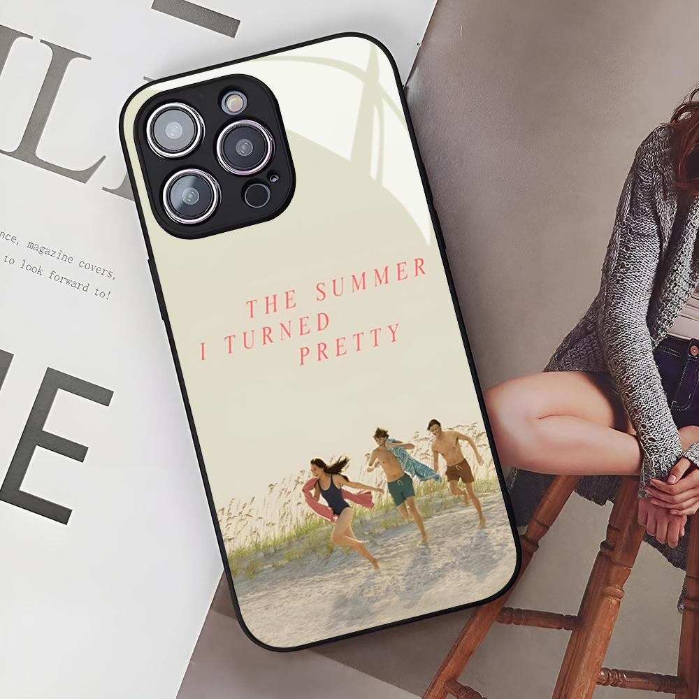 

The Summer I Turned Pretty Phone Case for Iphone 17 Air 16 15 14 12 11 13 Pro Max Mini Se Puls glass Cover iPhone 14