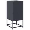 Nightstands (2 pcs) Anthracite 36 x 39 x 78 cm Steel