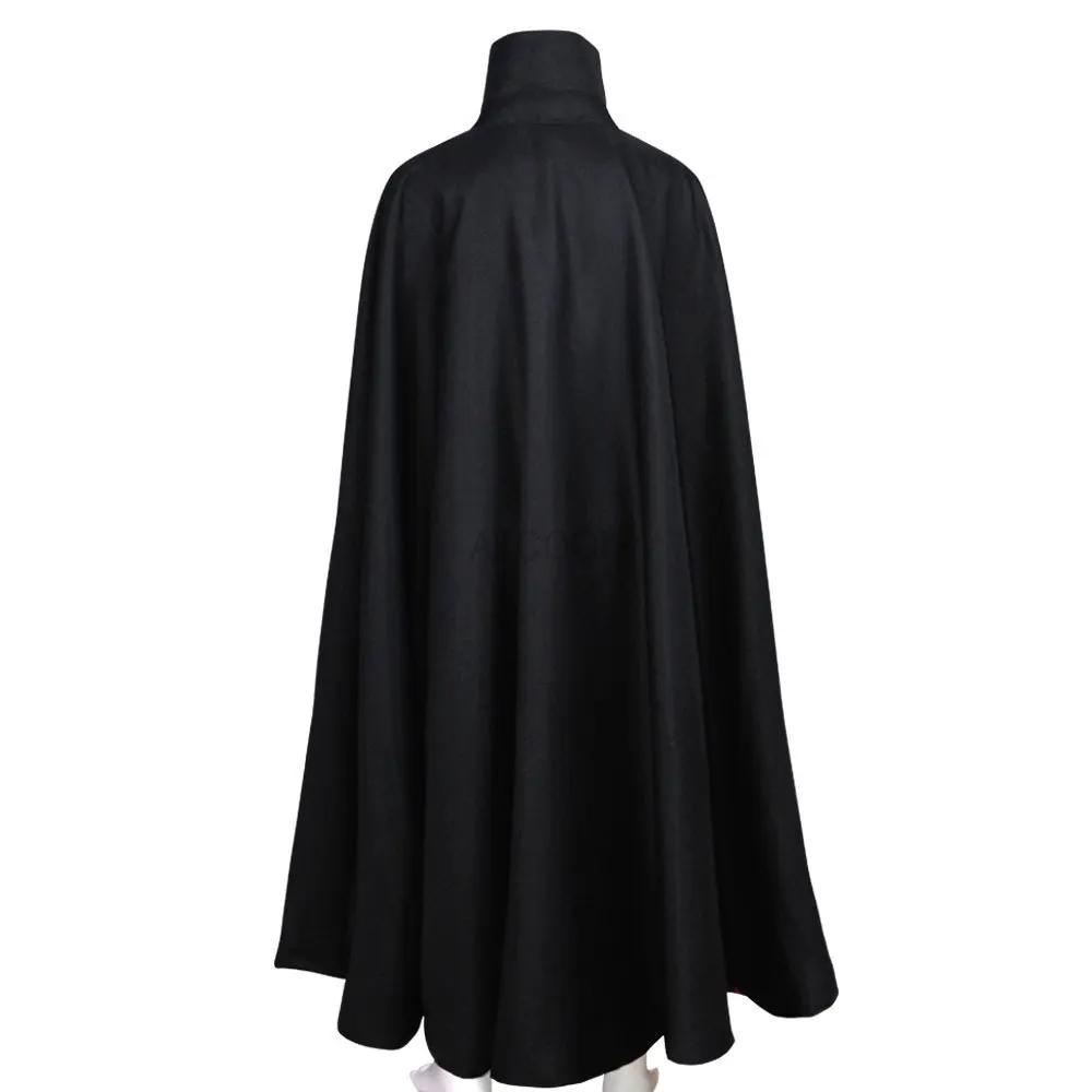Halloween Vampire Costume Adult Dracula Devil Witch Cosplay Cape Medeival Gothic Steampunk Death Cloak Metal Chain