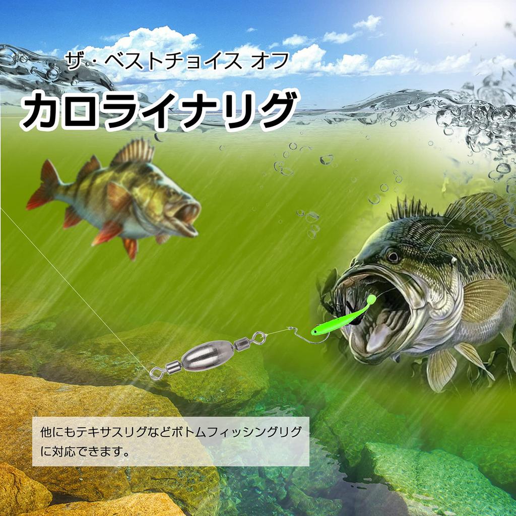 AMYSPORTS Fishing Rig Set with Weights and Medium for Fishing with and Horse Mackerel Through-hole Barrel, Cushion, Jujube, Rockfish, Squid,