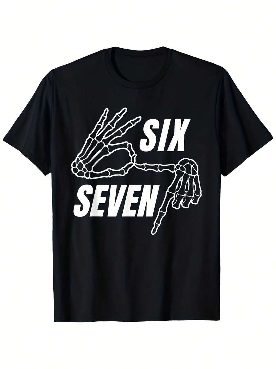 

Unisex S Funny Six Seven Meme T-Shirt XXXL