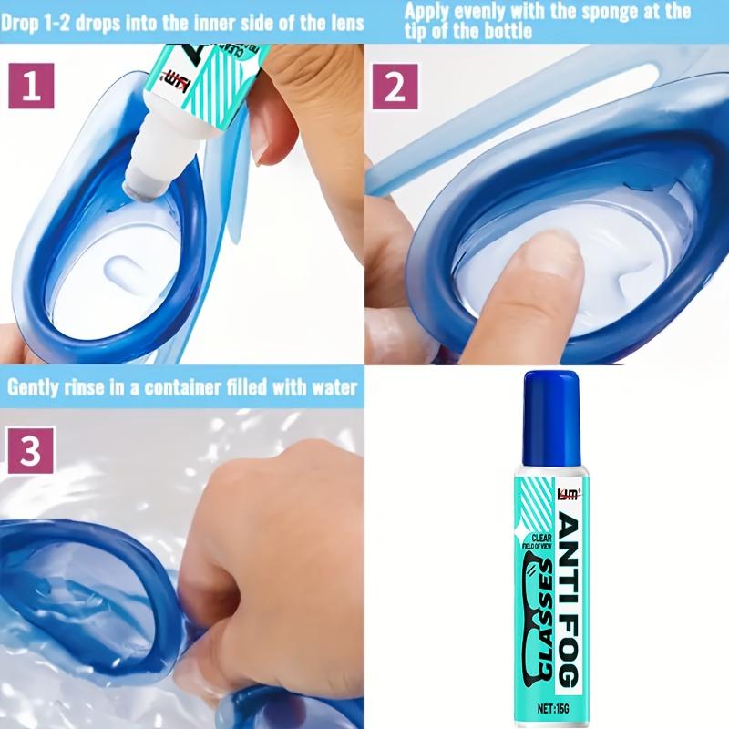 Anti-fog Solution for Glasses - Powerful Anti-fog Agent. Suitable for Glasses, Swimming Goggles, Car Windows, Etc.