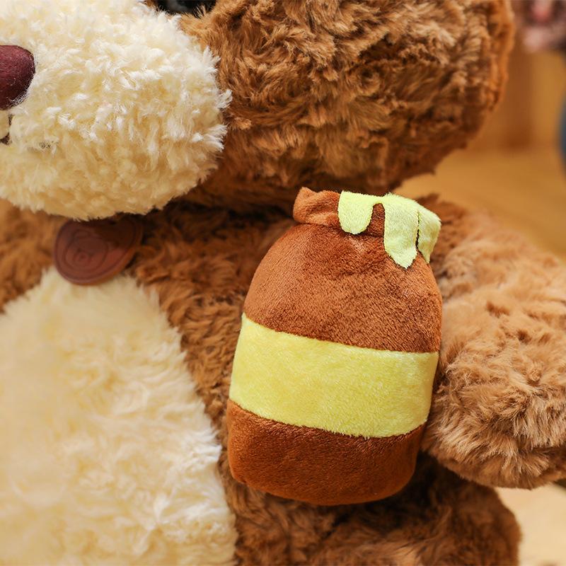 Neues Internet-Berühmtheit McGee Bär Plüschtier Bär Wurfkissen Puppe Teddybär Spielzeug Puppe für Mädchen Geburtstag