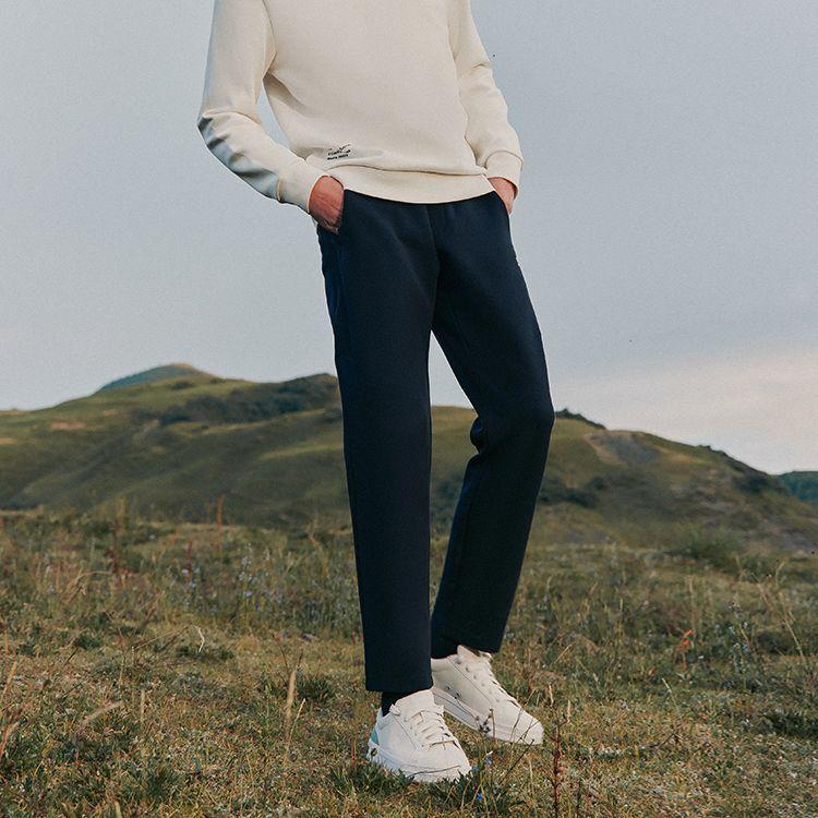 New FILA Knitted Sweatpants Men's Black F51M348605FBK