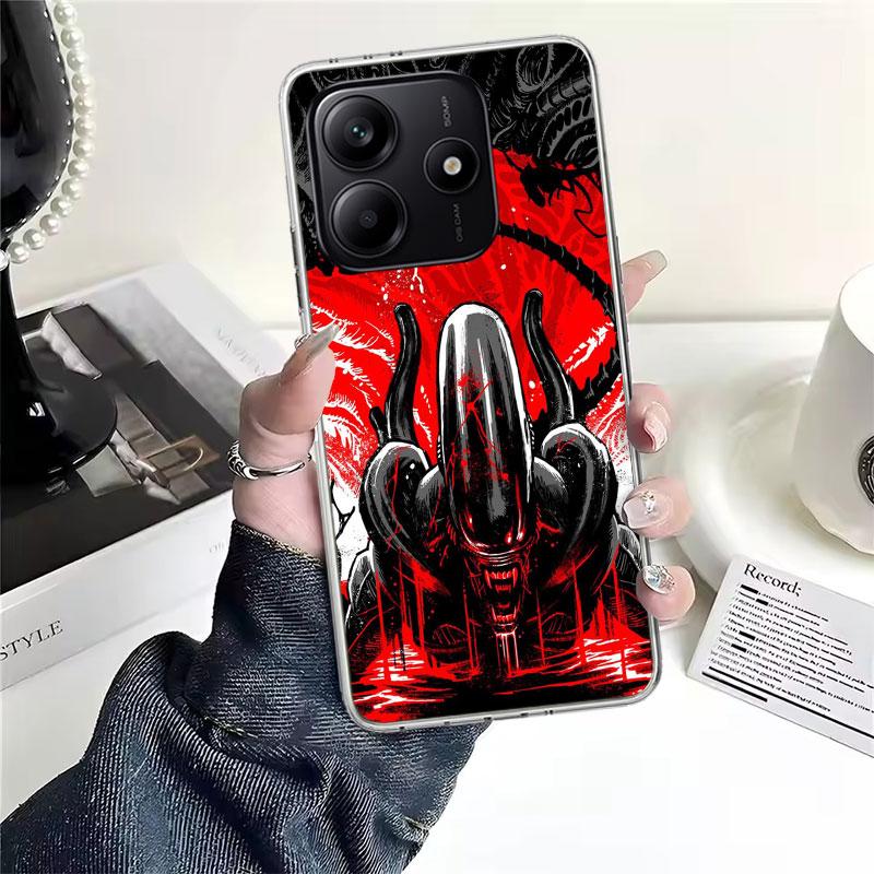 Coole A-Alien X-Xenomorph Weiche Handyhülle Für Xiaomi Redmi Note 15 14 14S 13 12 Pro Plus 12S 11 11S 11E 10 10S 11T 5G Fundas Coqu
