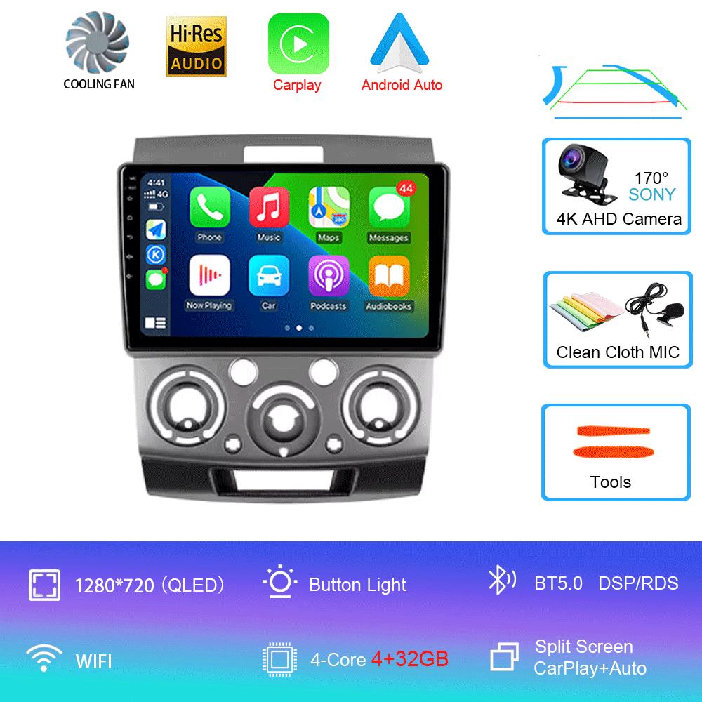 

Автомобильное радио Android 14 для Ford Everest Ranger Mazda BT50 BT-50 2006 2007 2008 - 2010 GPS Мультимедиа Видео Плеер Головное Устройство Стерео