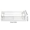 Foldable Basket Table Side Rack Stainless Steel Storage Rack Portable Organizer For Beach Backyard BBQ