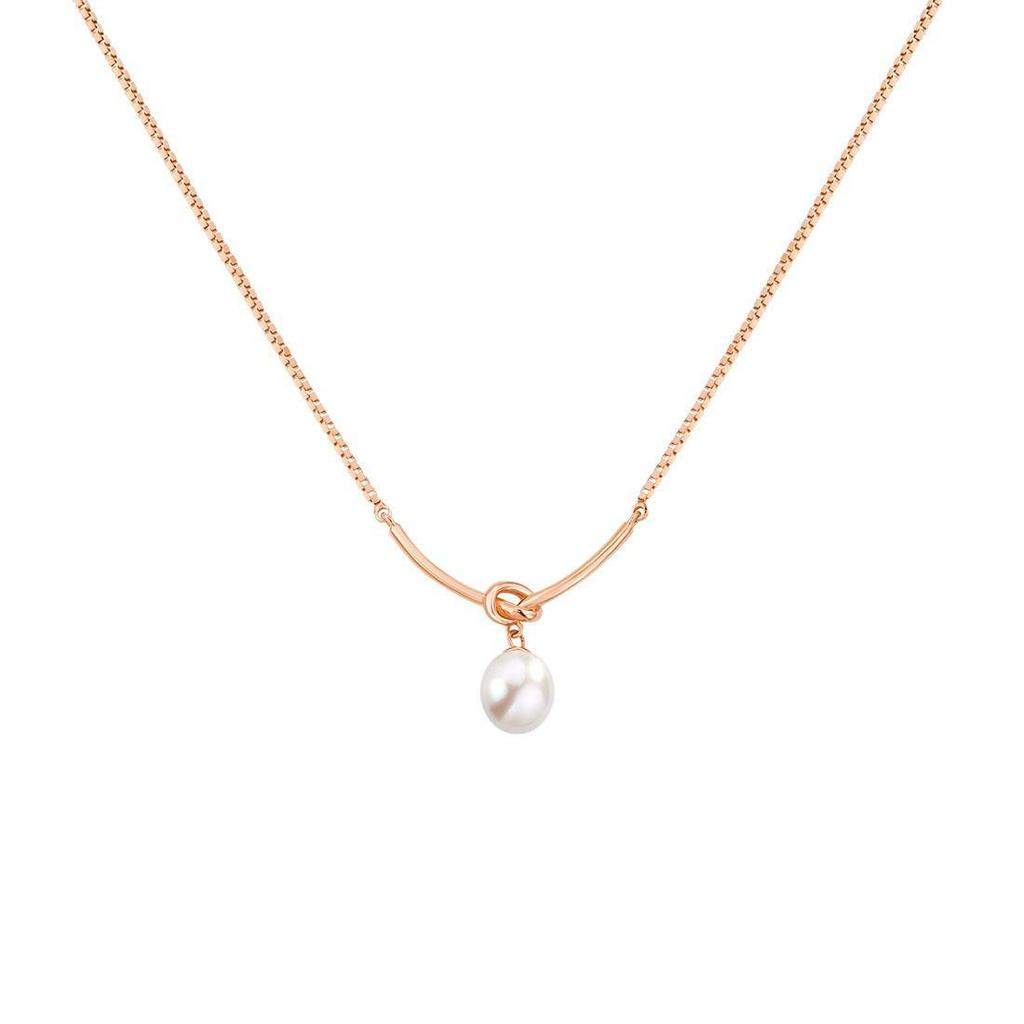 Elegant S925 Sterling Silver Water Drop Necklace - Women's Luxury Niche Design Choker with a Simple, Trendy Style.