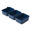 Set of 3 Flexible Drawer Organizers Solid Wall Design Lift Tab Storage Trays Dishwasher Safe Home Office Kitchen Organization