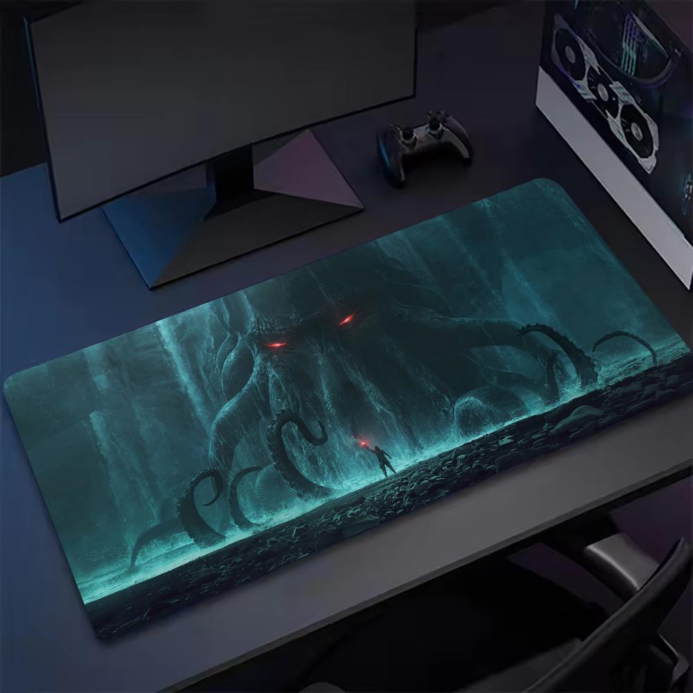 Cthulhu Monster Mouse Pad Large MousePad XXL mini PC Gaming laptop Rubber monitor Lock Desk Mat Computer Gamers work office