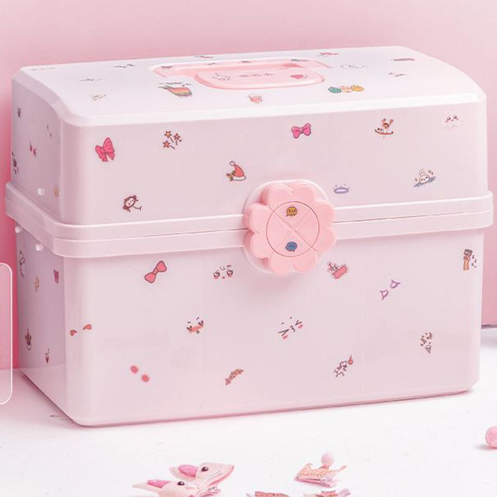 Mehrzweck-Aufbewahrungsbox für Haarschmuck, gut organisiert und tragbar, tragbare Aufbewahrungsbox für Kopfseile