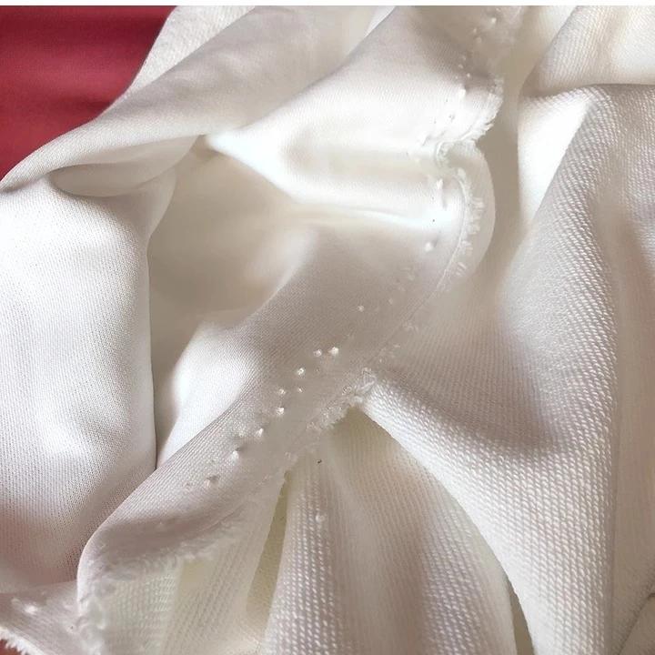 Wide 180cm French Terry Loop Cotton Knitted Fabric Abrasion-Resistant Sweatshirt Sweater Suit Sports Casual Wear Comfortable