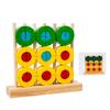 Rainbow Building Block Fun Stacking Set Of Columns Baby Puzzle Early Education Geometric Shape Decomposition Creative Collage Wooden Toys