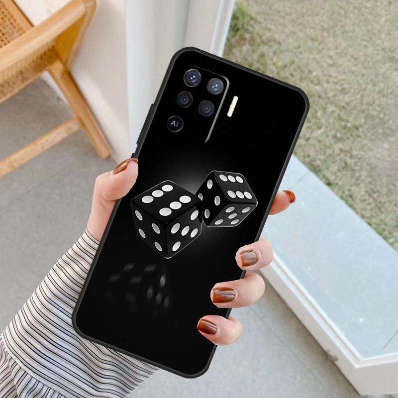 

Dices Poker Casino Case For Oppo A76 A16 A96 A17 A18 A60 A80 A40 A38 A58 A78 A98 A94 A74 A54 A15 A57 A77 A5 Pro OPPO A94 5G
