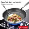 Kashicong Stainless Steel Flat-Bottom Frying Pan