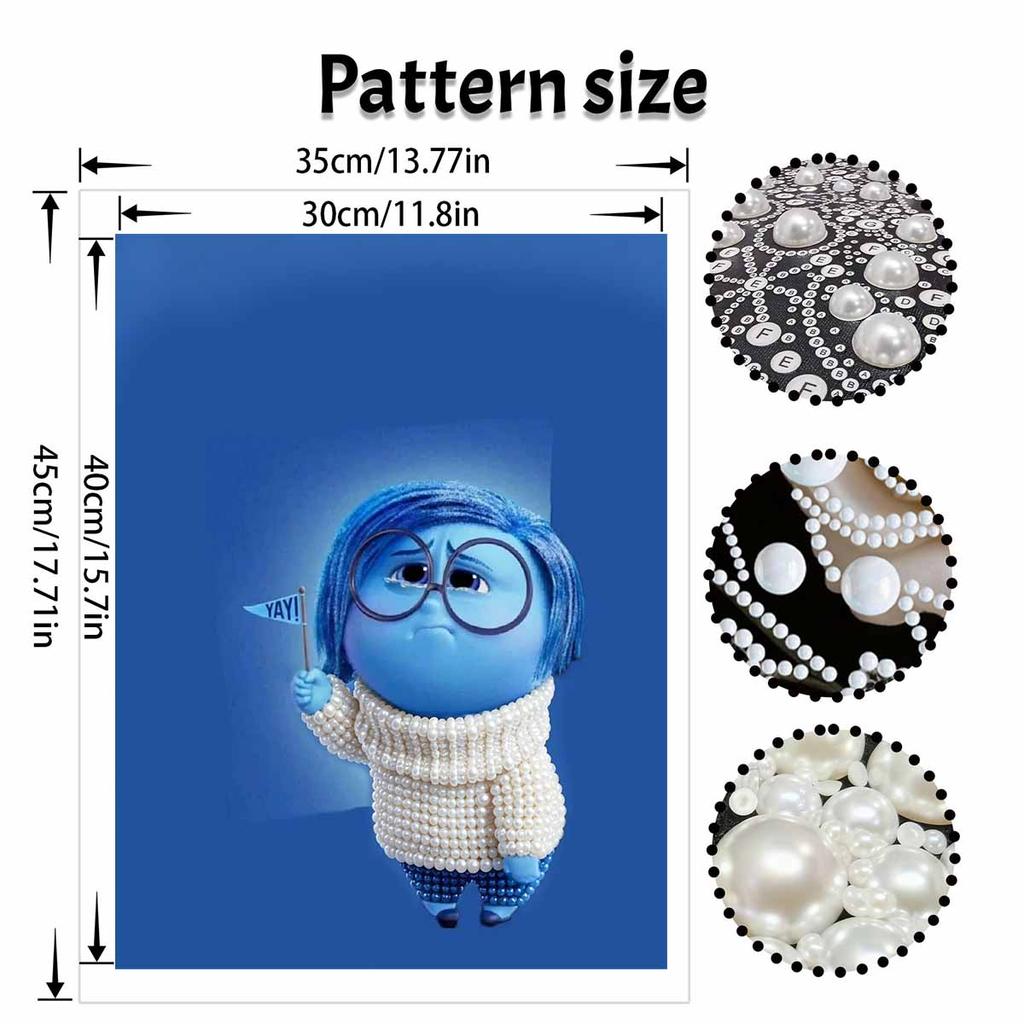 Disney Pearl Painting Inside Out Creative Pearl Art Painting 5D DIY Pearl Embroidery Mosaic Cross Stitch Kit Home Decoration Based On Youyou