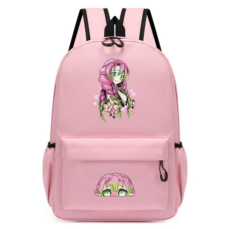 Demon Slayer Casual Backpack Student School Waterproof Small Cartoon Bag