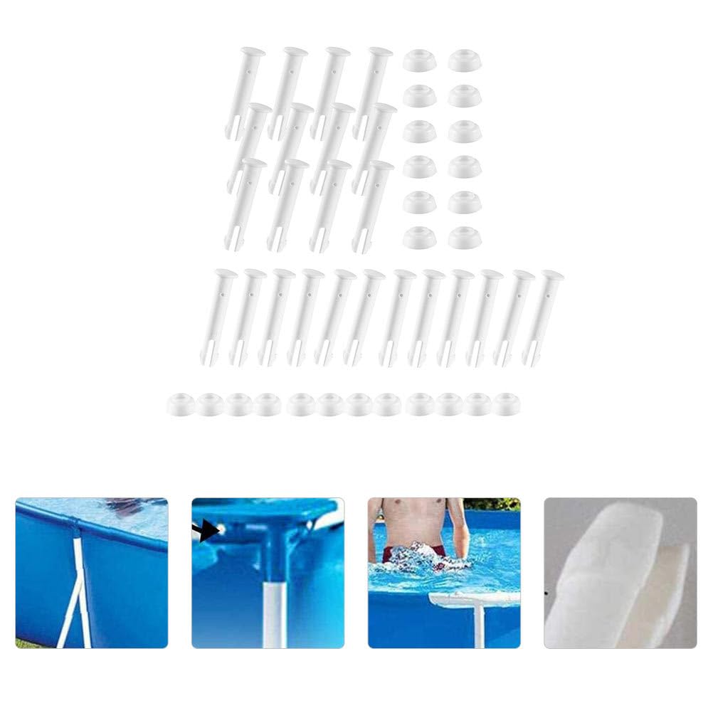 YARNOW Pool Connection Pins 24 Pieces Plastic Joint Pins with