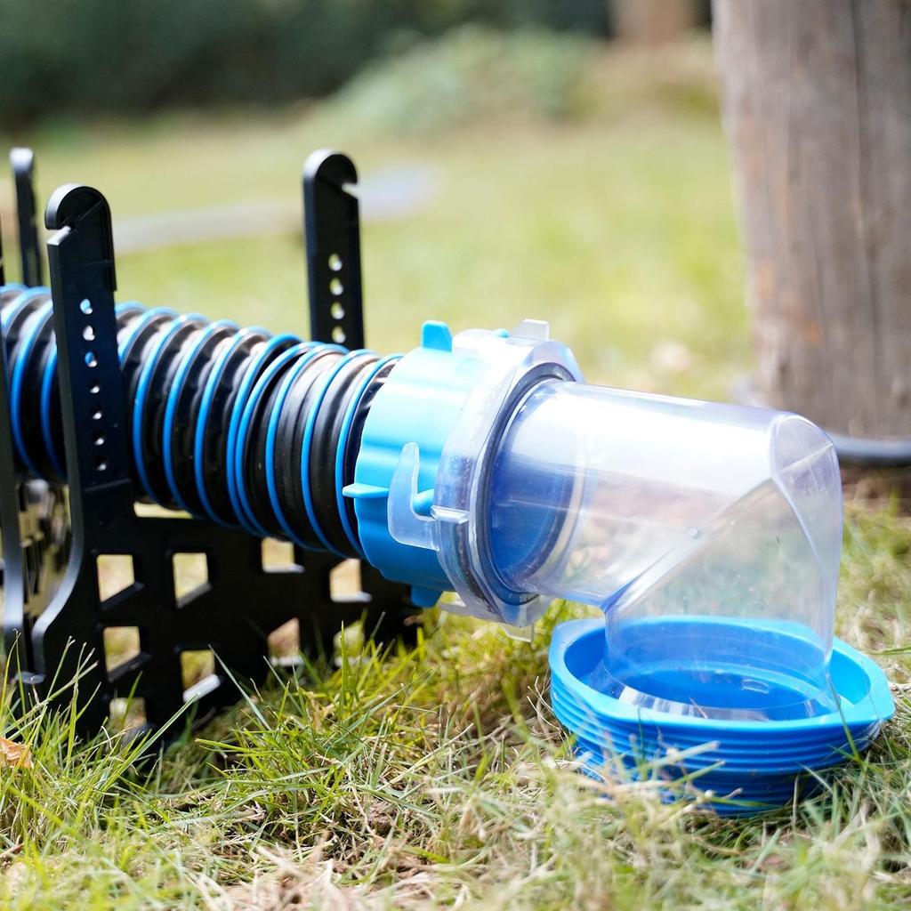 RV Sewer Hose Kit Flexible with Adapter Low-Profile for Motorhomes