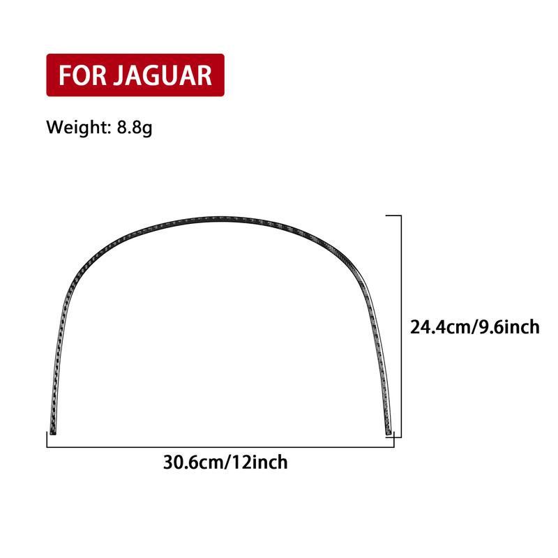 Carbon Fiber Dashboard Speedometer Strip Decals Cover Modified Trim Sticker Car Interior Accessories For Jaguar XF 2008—2015