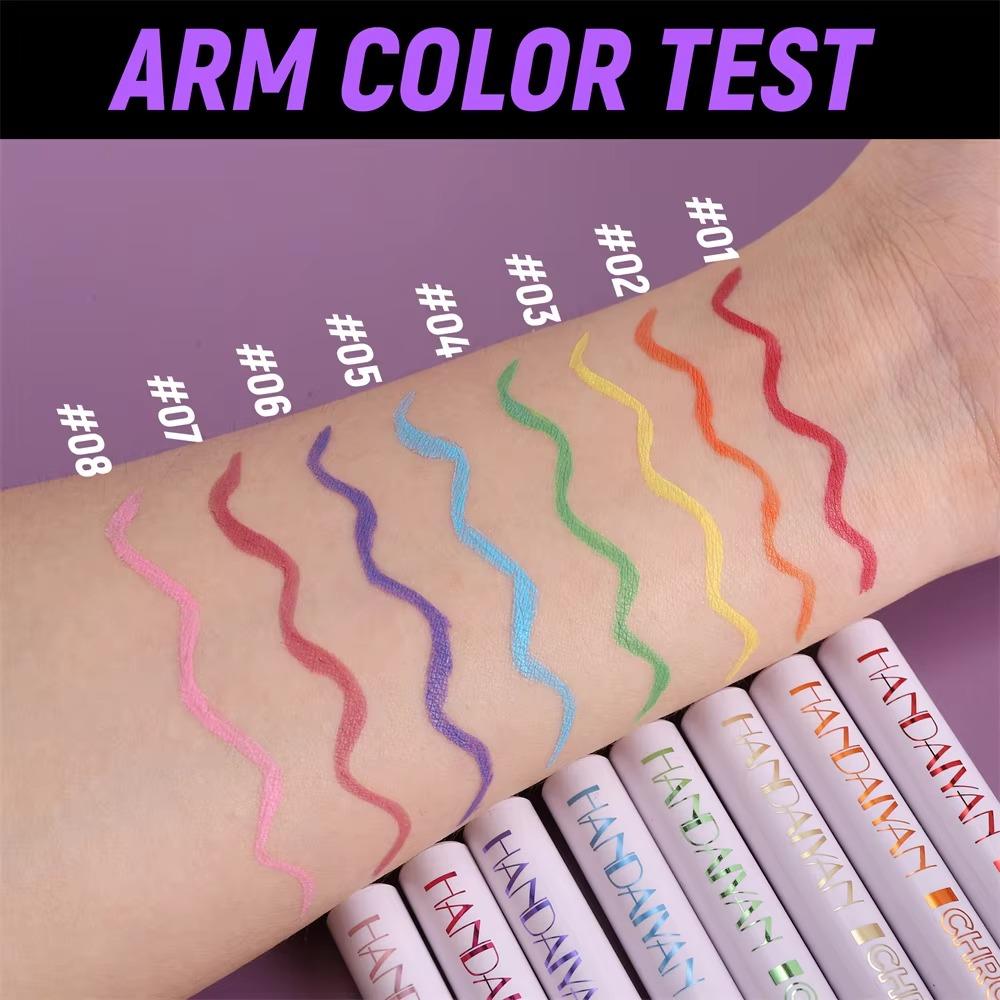 Machete Head Face Painting Eyeliner Pen Smooth Lasting Matte High Pigment DIY Drawing Face Body Tattoo Makeup Halloween Tool