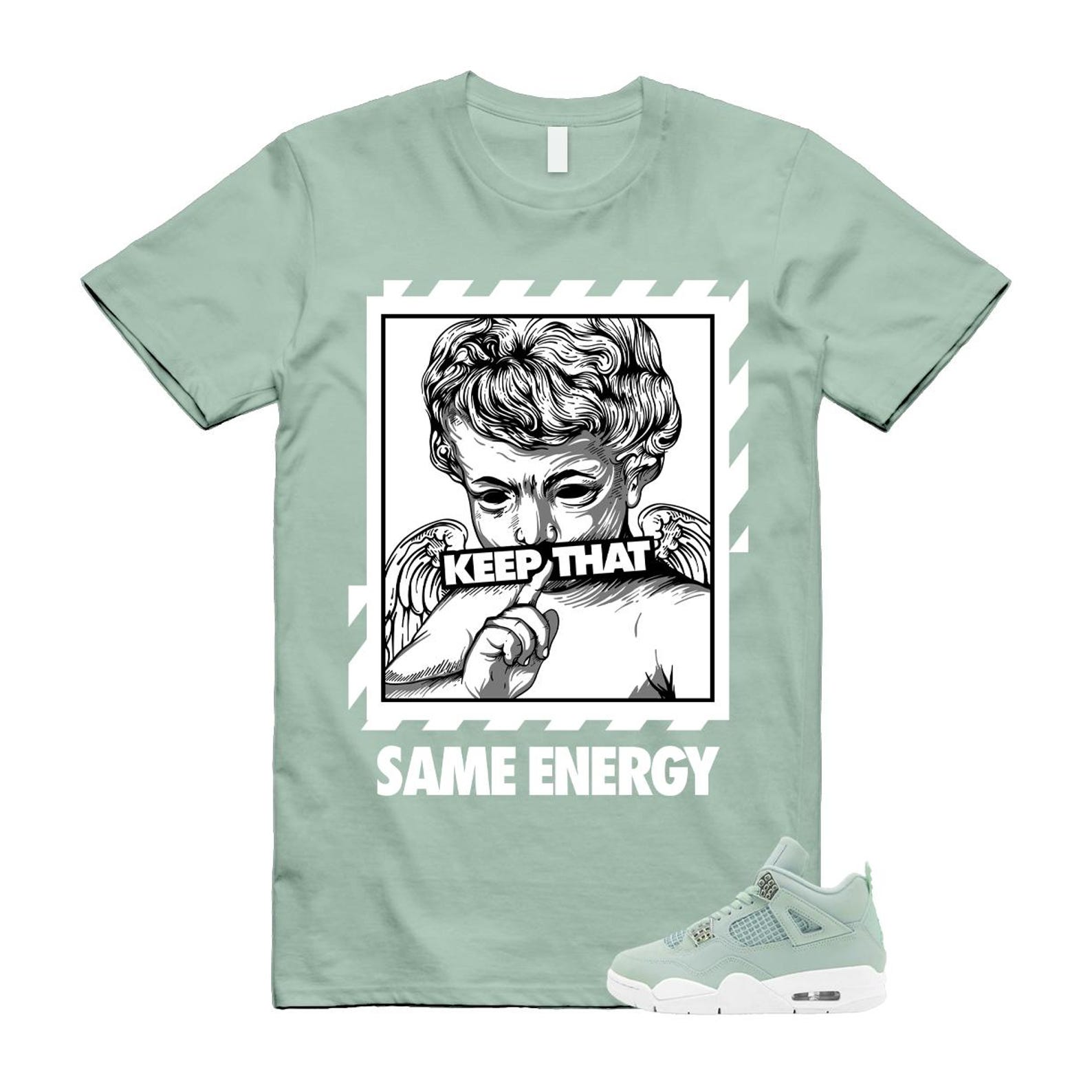 4 Seafoam Green White Sail T Shirt Match ENERGY L
