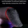 Finger Gloves Thumb Fingertip Covers for Mobile Phone Games Anti Slip Thumb Sleeve Sweatproof Breathable Finger Cover