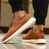 Men's Retro Knit Sneakers Breathable Mesh Casual Shoes Fashion Cloud-Like Cushion Sole Non-Slip Comfortable Flats Walking Shoes