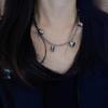 Heart Shape Designs Clavicle Necklace Love Heart Pendant Neckchains for Women Long Chains Collar Choker Party Jewelry
