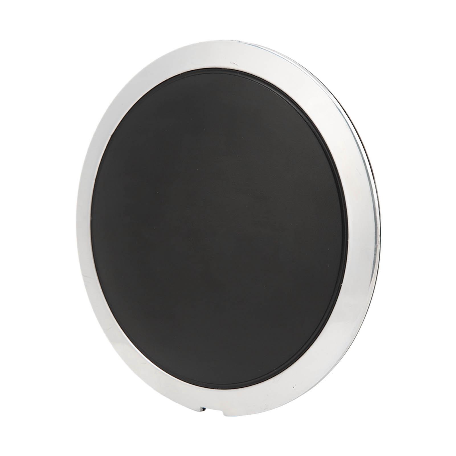 Center Wheel Hup Cap With Chrome Trim 68078419AC Heat Resistant Wheel Hub Center Cap Replacement for FIAT 500 White