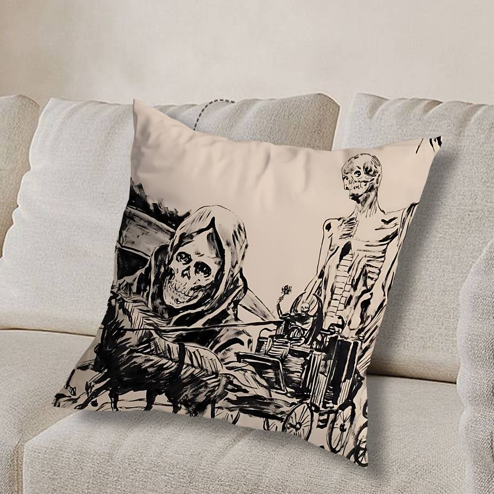 Cool A7X A-Avenged Sevenfold Pillow Case Pillow Case Living Room Sofa Cushion Cover Suitable For Home Bedroom Room Decoration
