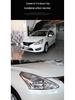 Clear Headlight Cover for 2011-2014 Tiida: New Transparent Lampshade & Glass Shell Replacement