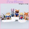 Zootopia Pvc Collectible Figures With Articulated Joints For Toy Enthusiasts