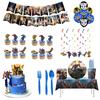 New Arrival Transformers Themed Party Supplies Decorate Your Party With Plastic Plates Paper Napkins And Tablecloth