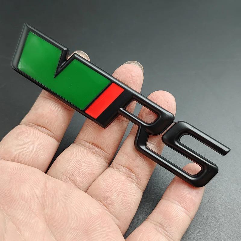3D Metal VRS Logo Car Emblem Rear Tail Bumper Badge Sticker For Skoda Rapid Octavia 2 3 A5 RS Kodiaq Fabia Superb Accessories