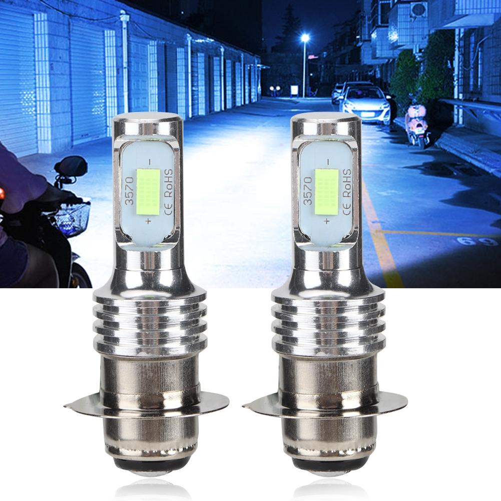 2Pcs H6 PISD 80W 8000K LED Fog Light Bulb Lamp Ice Blue12 24V Universal