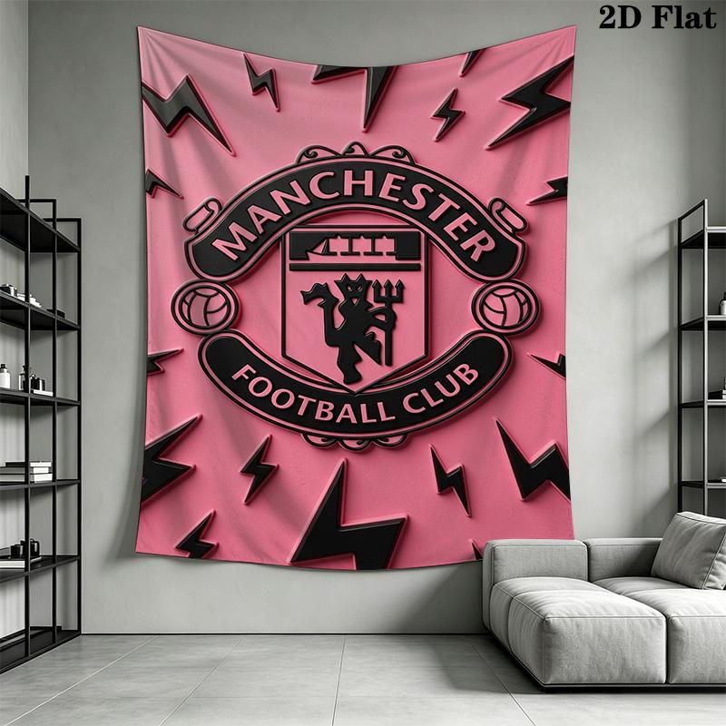Manchester Football Club Logo Threepiece Set 1 Duvet Cover 2 Pillowcase Without Core Duvet Cover And Pillowcase Christmas Birthday Gift