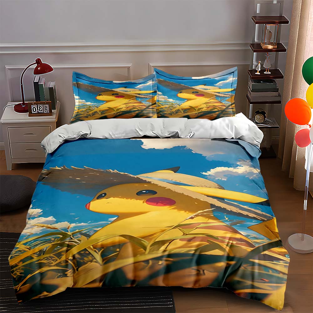 

Yellow cartoon character. Bedding Duvet cover sets Duvet covers Pillowcases gifts (1 * Duvet Cover 2 * Pillowcases, without duvet insert) 135x200cm