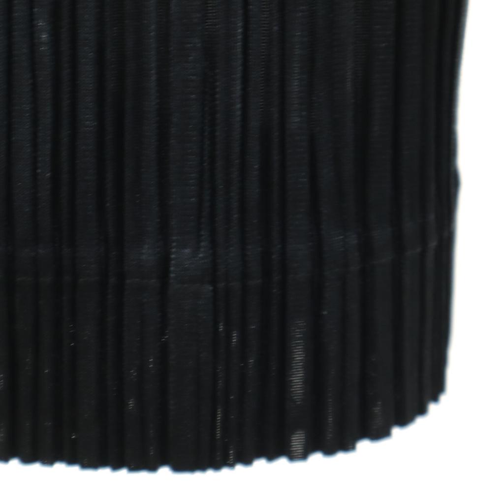 PLEATS PLEASE Made In Japan Long Sleeve Pleated Long Cardigan Women Used