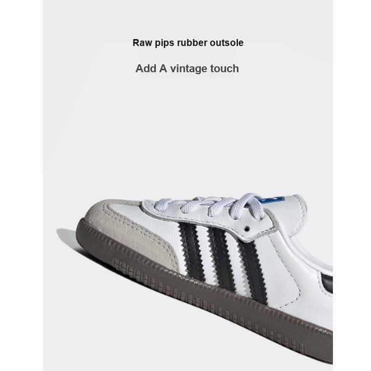 Adidas Samba OG I Bílá Černá Gumová Dětské Tenisky Cloud-White Core-Black IE3679