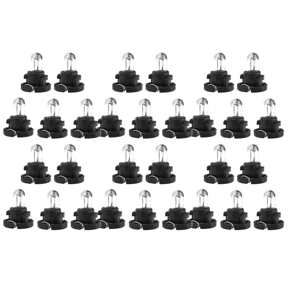 30-5 STK T4 Universell 12V LED-pære til bilens dashbord Auto interiørlys Lesepærer for Toyota Honda Nissan Erstatningspærer