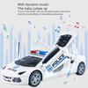 Coche de Policía Eléctrico Bailarín Evasión Automática de Obstáculos El Detalle Más Pequeño Juguete para Niños Rescate Policía de Emergencia Coche Eléctrico Juguete para Niños