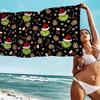 How The G-Grinch Stole Christmas Microfiber Beach Towel Absorbent Quick Dry Soft Yoga Swimming Resort Mountain Climbing Towel
