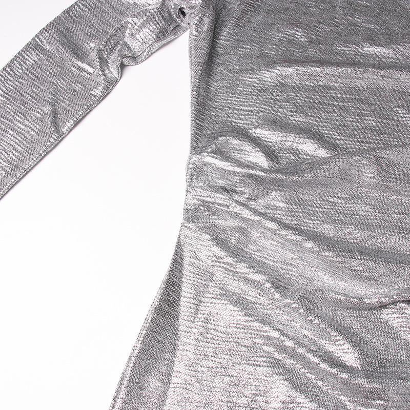 Sassy & Spicy 2025 Summer Shiny Off-Shoulder Slimming Top for Women