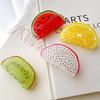 Large Adorable Fruit Hair Claw Clip Ideal For Stylish Ponytails And Updos