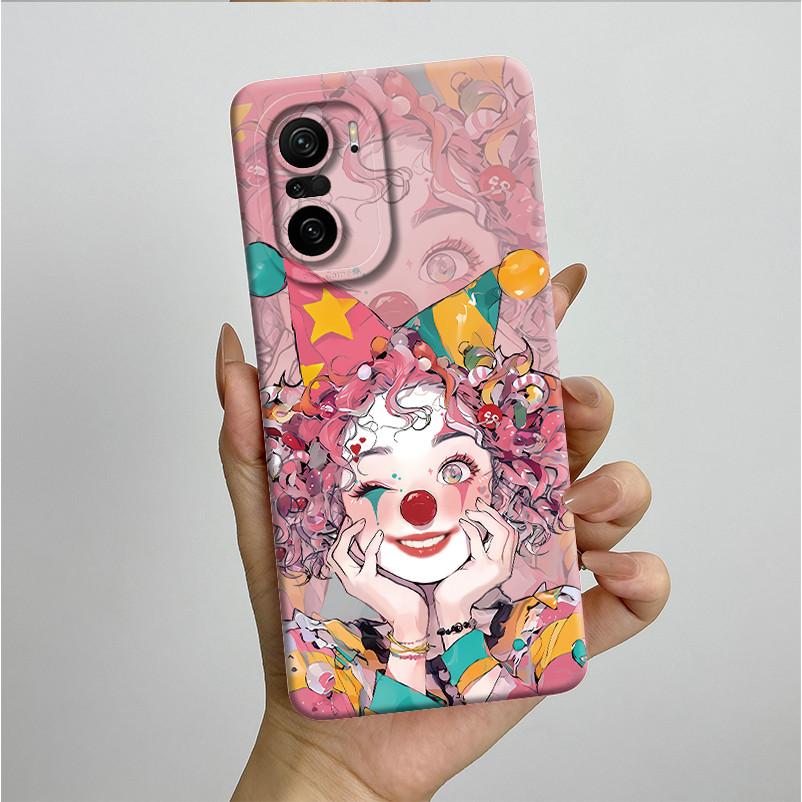 For Xiaomi Poco F3 Phone Case Fashion Aesthetic Style Soft Liquid Silicone Shockproof Protectiv Back Covers Anti Slip Fundas Bag