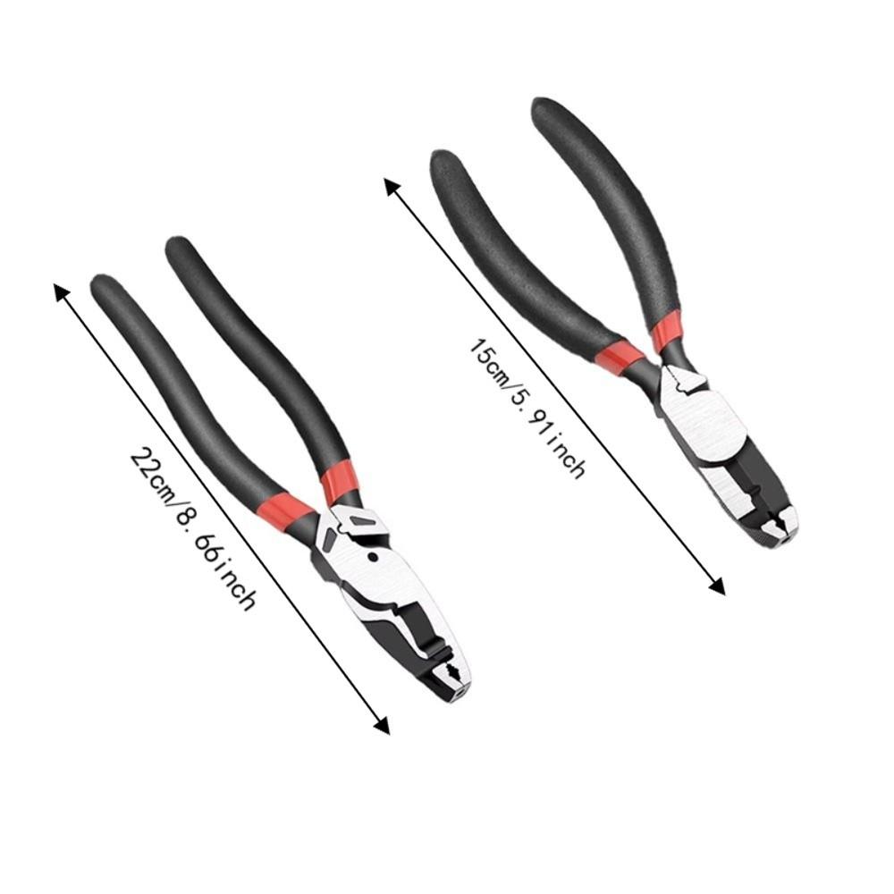 Glue Coated Handle Screw Extractor Pliers Non-Slip Jaws Combination Pliers Home Electrical Repair